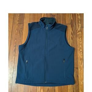 LL Bean Mens Large Blue Vest